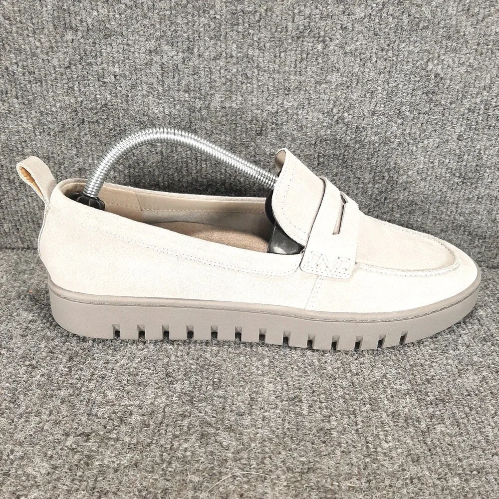 Vionic Uptown Women's 11 Leather Loafers – Orthotic Arch Support VIO MOTION Gray - Picture 6 of 16